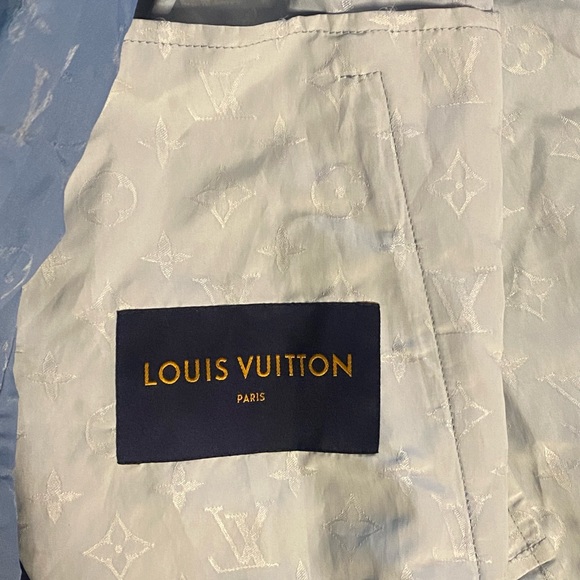 Louis Vuitton Monogram Cloud Windbreaker Jacket Blue - Picture 4 of 13